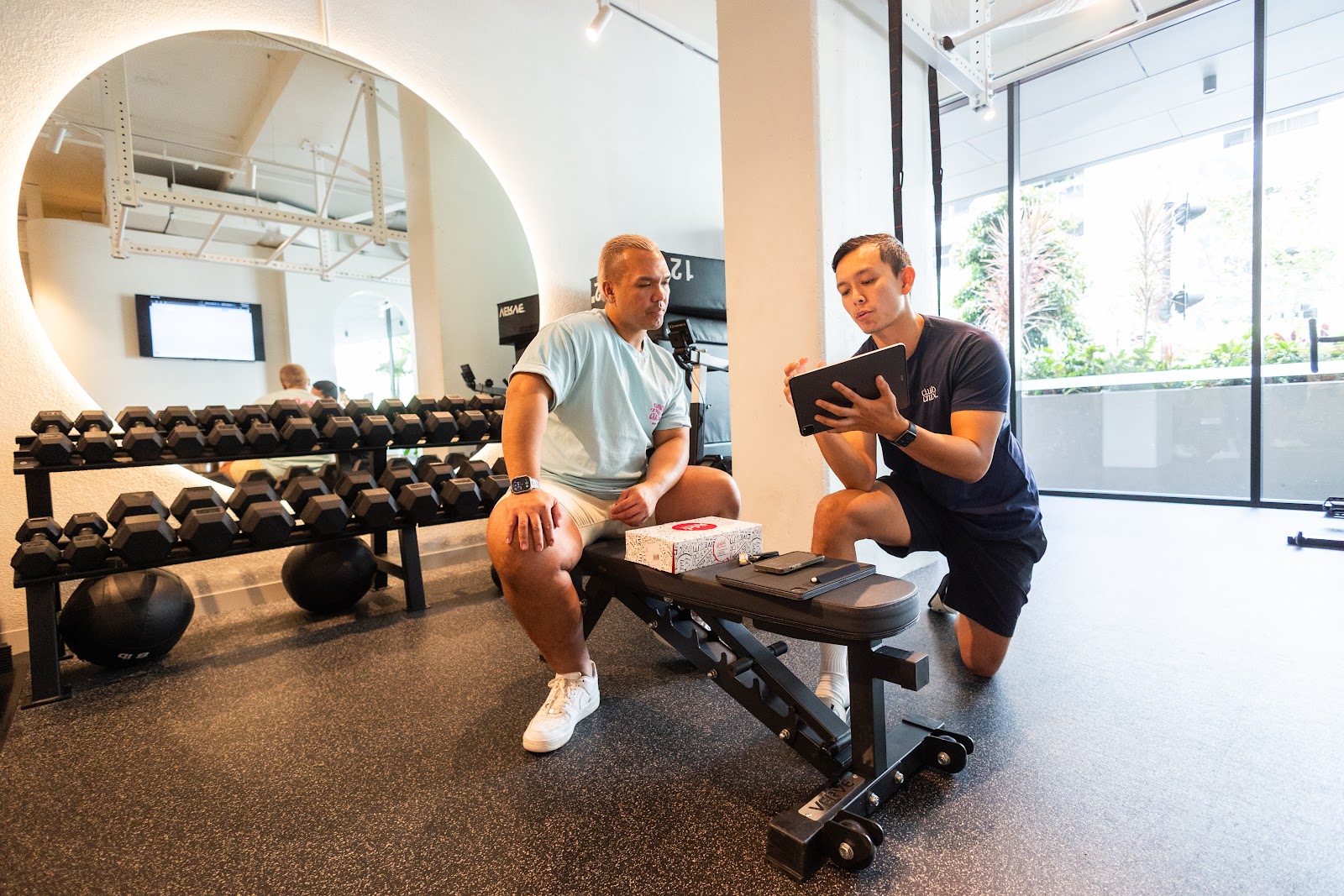 Kaizen Collective sitting down with a service business owner to walk through their system
